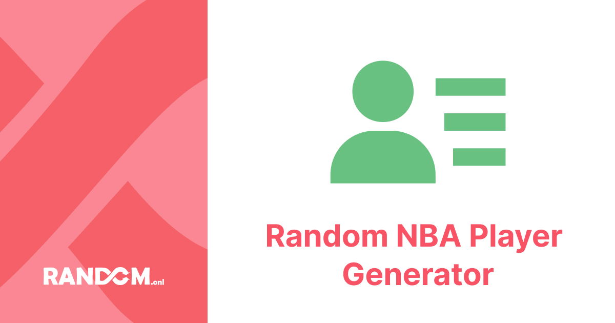 Random NBA Player Generator Random Onl   NbaOg 