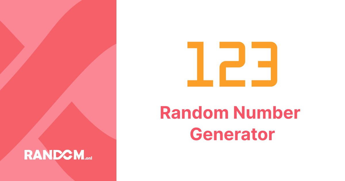 Random Number Generator | Pick a Random Number