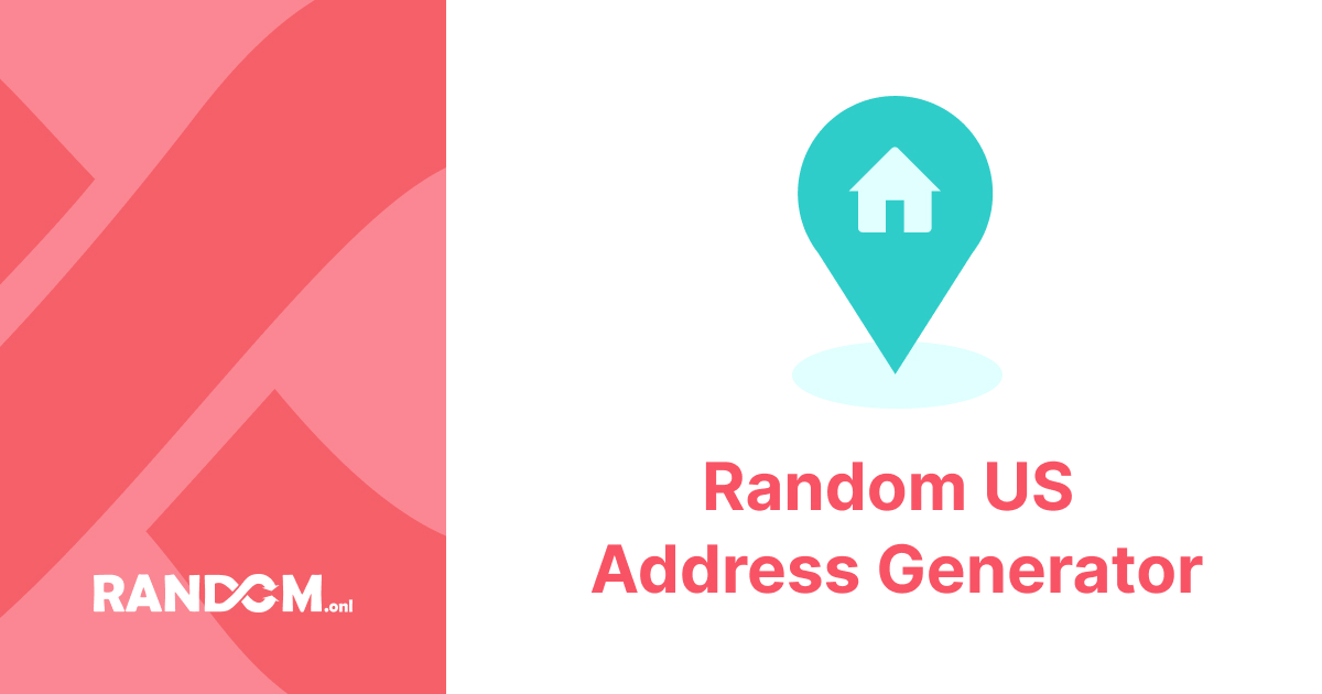 Random US Address Generator Random.onl